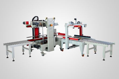 EXC-307A + EXC-310A Automatic corners shaped sealing machine